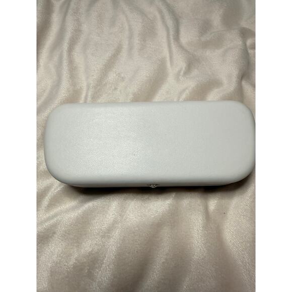 Swarovski White Hard Shell Eyeglass Case Rhinestone and Cleaning Cloth main image 7